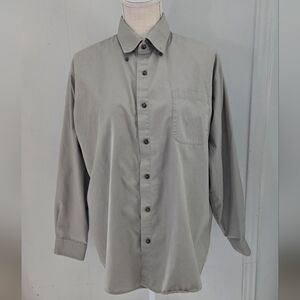 Women's Classic Gray Button-Down Shirt